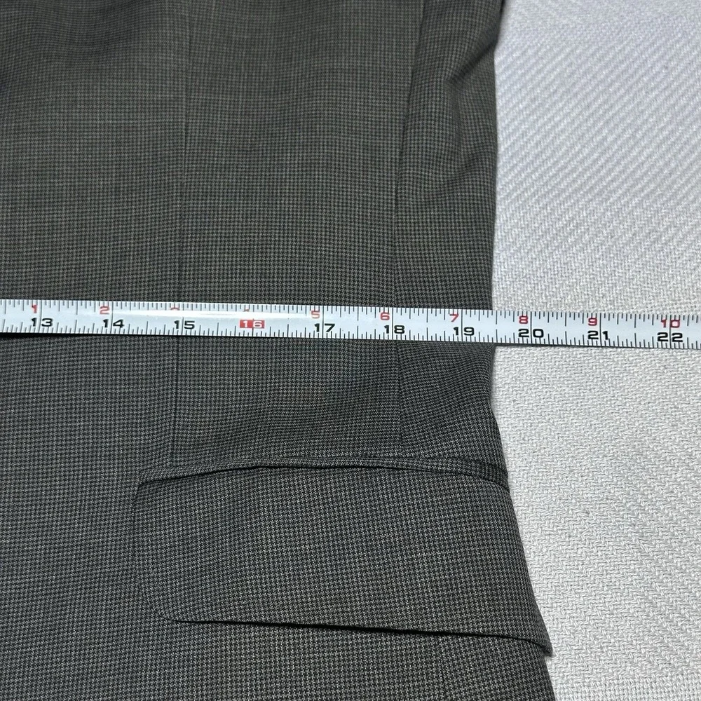 Ted‎ Baker Endurance Dark Gray Wool Surgeon Cuffs Blazer Jacket Men's Size 40L